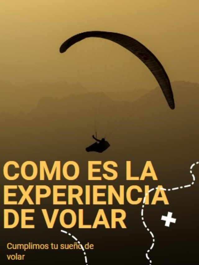 Como es la experiencia de volar parapente