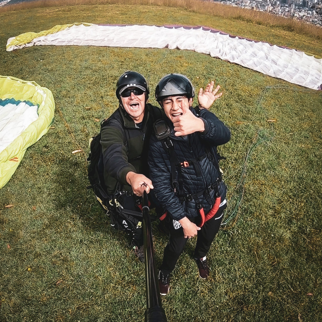 Planificación de aventuras en parapente en Quito