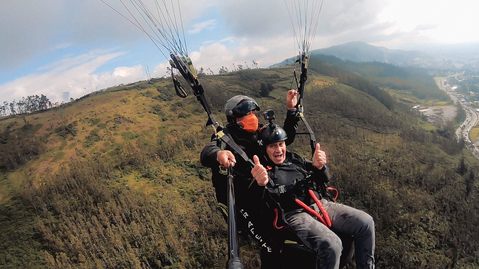 Vuelo en parapente